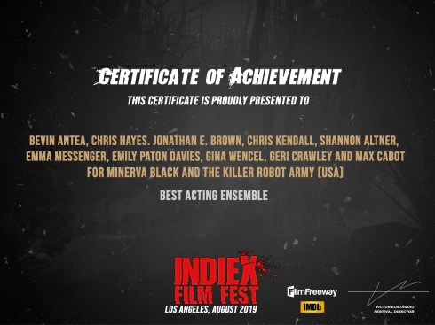 Minerva Black and the Killer Robot Army best acting